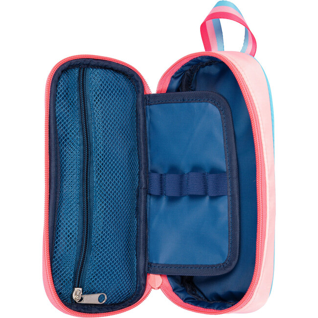 Style.Lab: Harlow Colorblock Backpack Pouch Set - Navy & Pink - Costume Accessories - 7