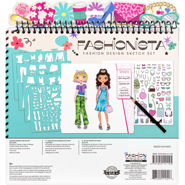 Sketch Portfolio Set: Fashionista - Arts & Crafts - 4