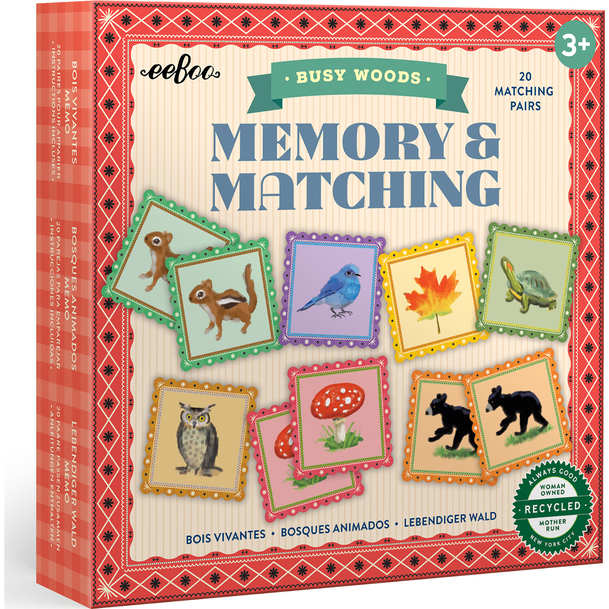 Memory & Matching Game: Busy Woods - Games - 1