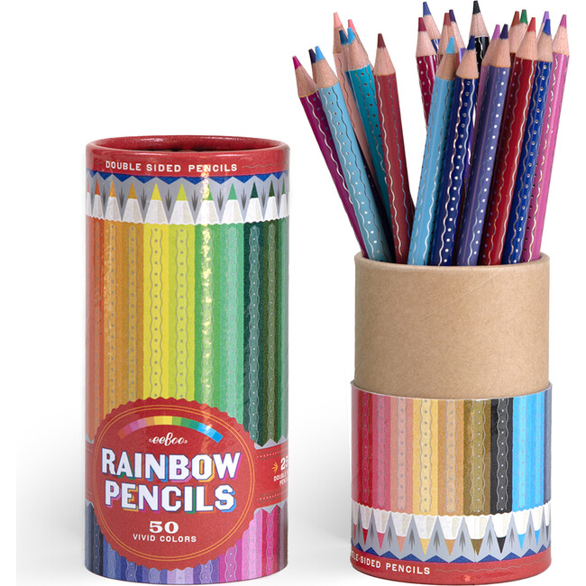 Double-Sided Colored Pencils: Rainbow - 25pc - Arts & Crafts - 1