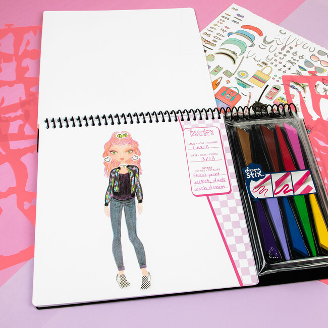 Sketch Portfolio Set: I Heart Fashion - Arts & Crafts - 6