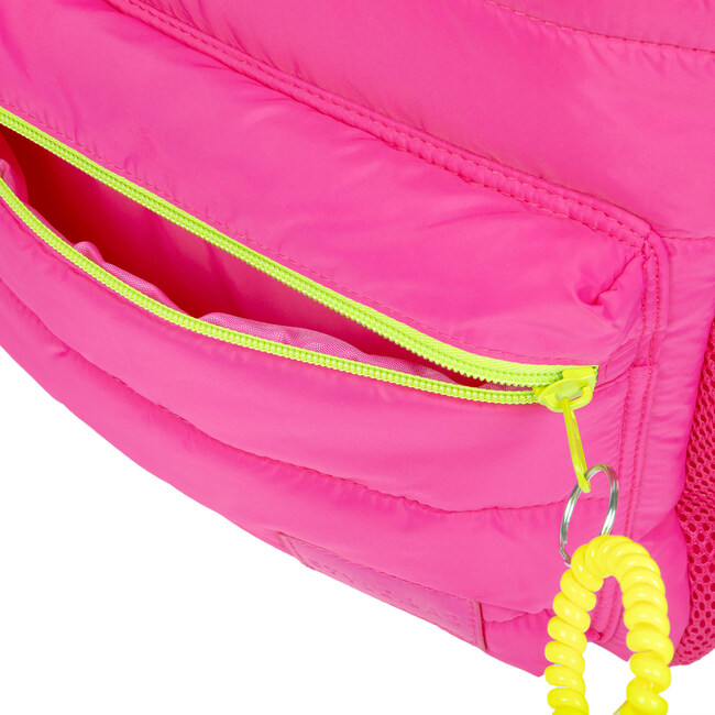 Style.Lab: Debo Rainbow Puffer Backpack - Hot Pink - Costume Accessories - 7