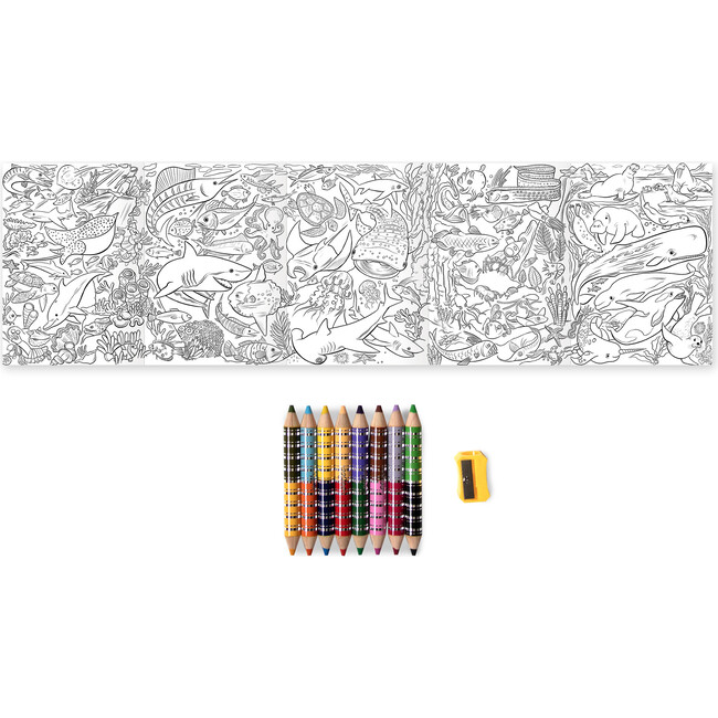 Biggies Color Pencils: Under the Sea - 8pc - Arts & Crafts - 2