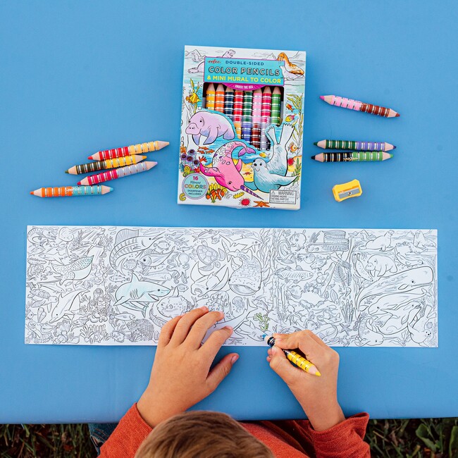 Biggies Color Pencils: Under the Sea - 8pc - Arts & Crafts - 3