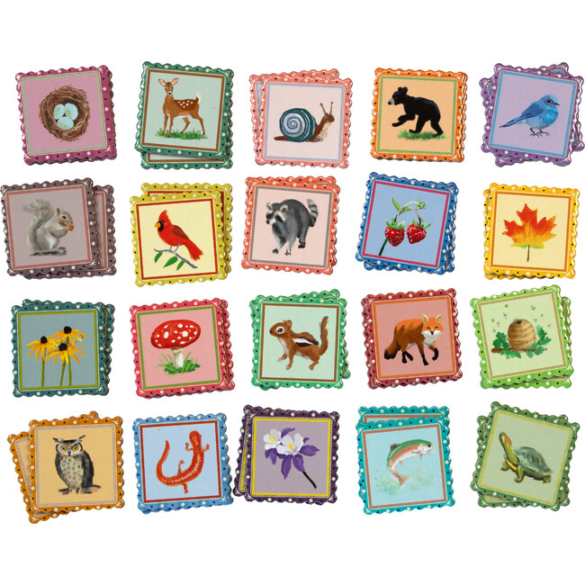 Memory & Matching Game: Busy Woods - Games - 3
