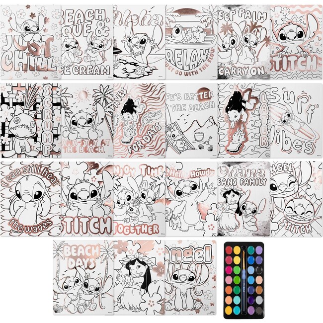 Disney Stitch: Watercolor Poster Set - Arts & Crafts - 4