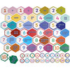 Hexagon Puzzle Pairs: Numbers - Puzzles - 3