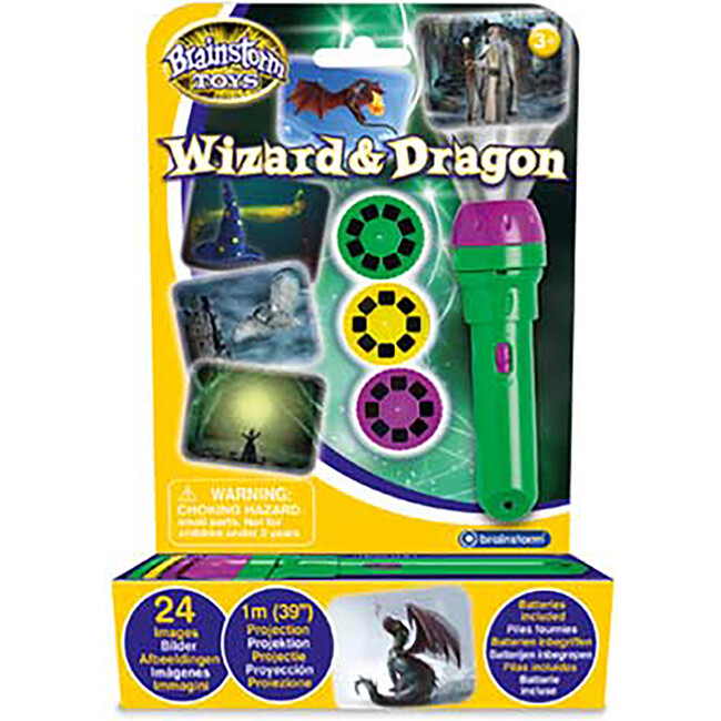 Wizard and Dragon Torch and Projector