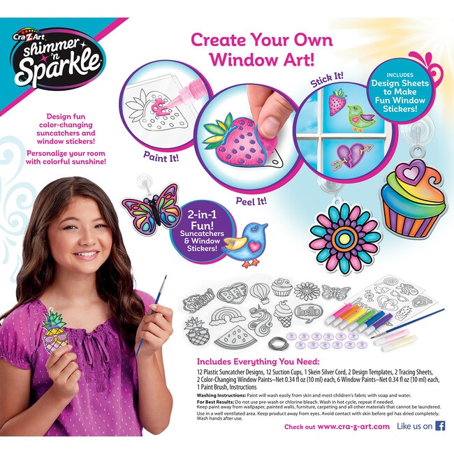 Shimmer 'N Sparkle: Color-Change Window Art - Arts & Crafts - 2