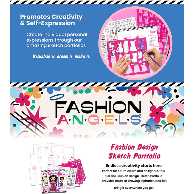 Sketch Portfolio Set: Fashionista - Arts & Crafts - 7