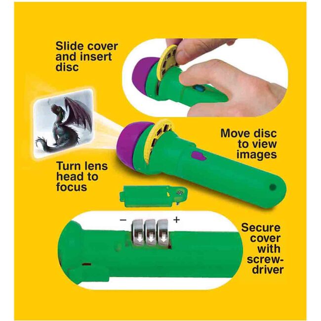 Wizard and Dragon Torch and Projector - Tech Toys - 4