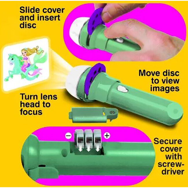 Mermaid torch and Projector - Tech Toys - 2