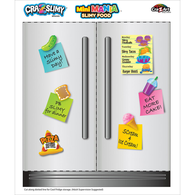 Cra-Z-Slimy: Mini Mania Slimy Food: Grocery Set #1 - Arts & Crafts - 6