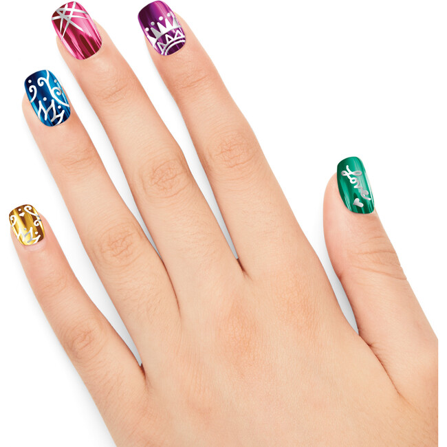 Shimmer 'N Sparkle: Metallic Rainbow Nail Art - Arts & Crafts - 6