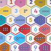 Hexagon Puzzle Pairs: Numbers - Puzzles - 7