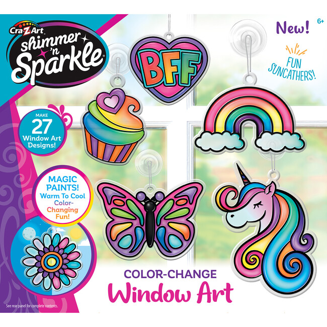 Shimmer 'N Sparkle: Color-Change Window Art - Arts & Crafts - 7
