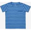 Willie T-Shirt, Indigo Stripe - T-Shirts - 1 - thumbnail