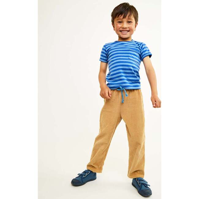 Willie T-Shirt, Indigo Stripe - T-Shirts - 5