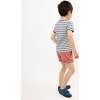 Willie T-Shirt, Navy Sport Stripe - T-Shirts - 4