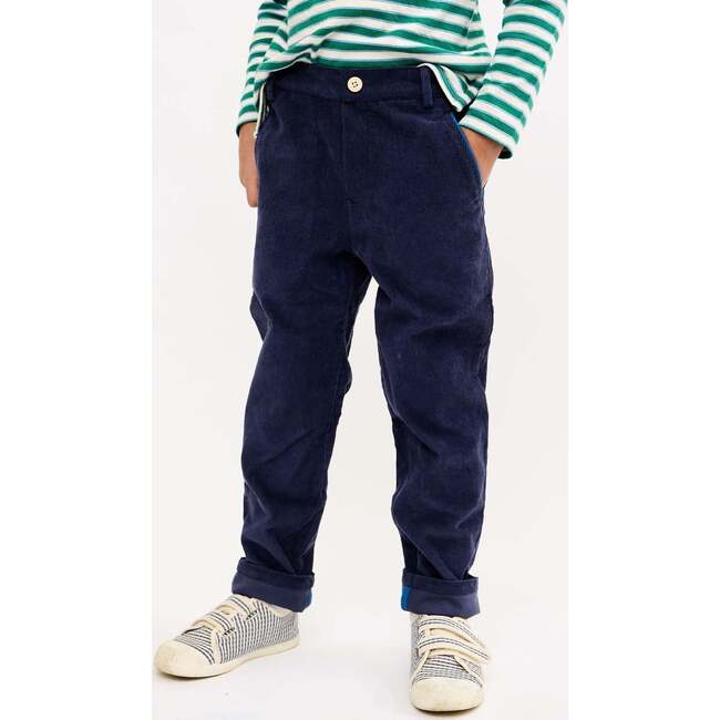 Walken Slim Pant, Navy Corduroy - Pants - 4