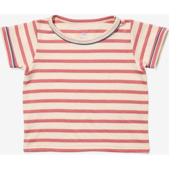 Willie Baby T-Shirt, Nautical Red Stripe