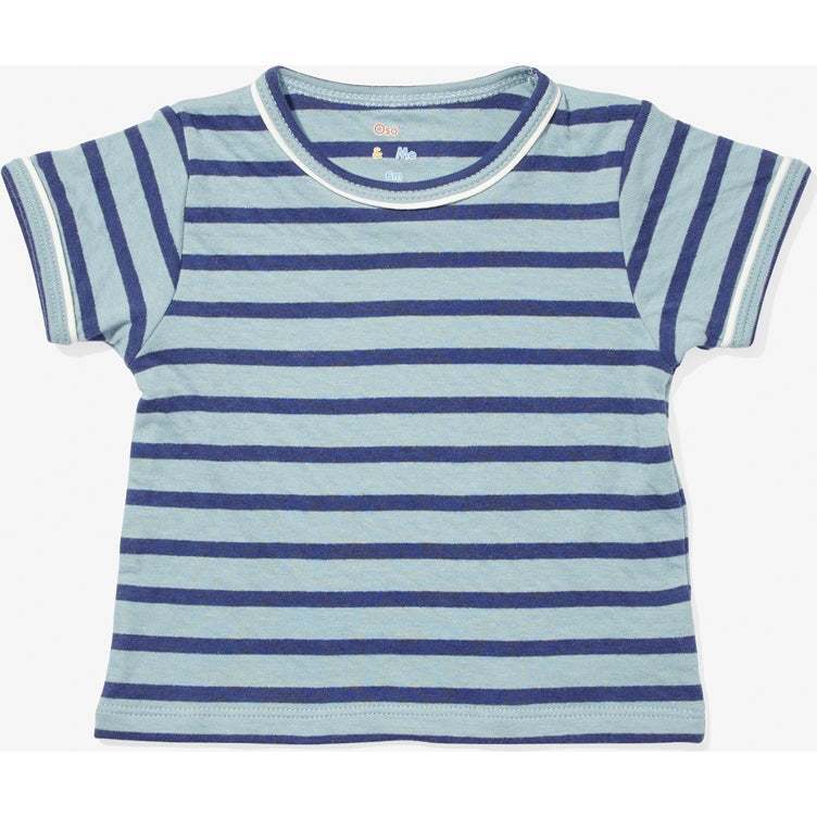 Willie Baby Sport T-Shirt, Sky Stripe - T-Shirts - 1