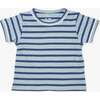 Willie Baby Sport T-Shirt, Sky Stripe - T-Shirts - 1 - thumbnail