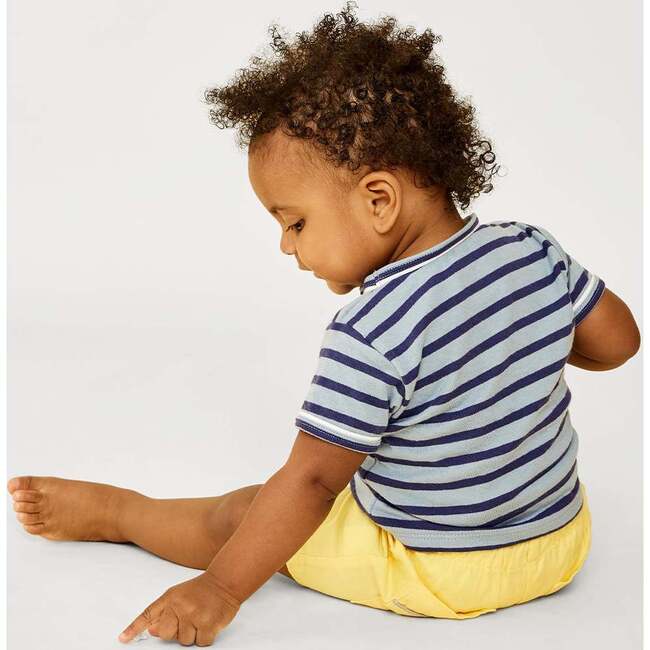Willie Baby Sport T-Shirt, Sky Stripe - T-Shirts - 3