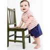 Willie Baby T-Shirt, Nautical Red Stripe - T-Shirts - 4