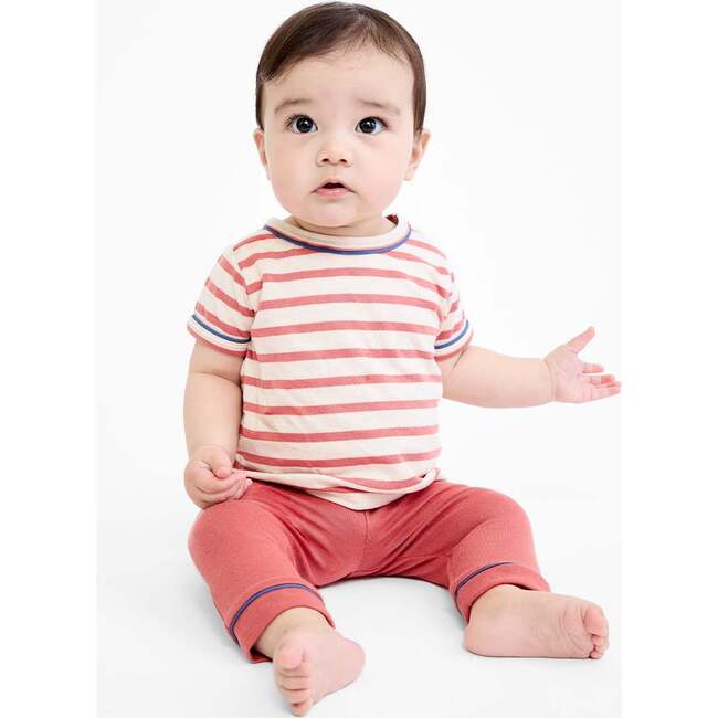 Willie Baby T-Shirt, Nautical Red Stripe - T-Shirts - 5