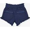 Stella Short, Navy Corduroy - Shorts - 2