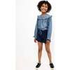 Stella Short, Navy Corduroy - Shorts - 3