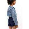 Stella Short, Navy Corduroy - Shorts - 4