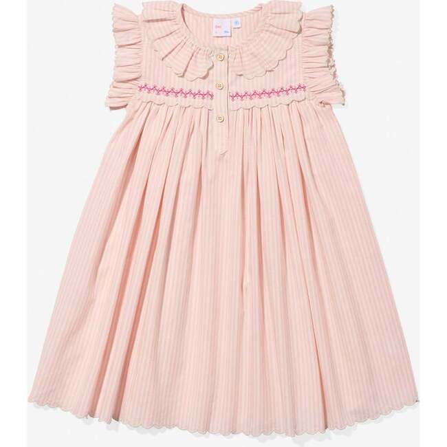 Sadie Dress, Petal Ticking