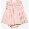 Sadie Baby Dress, Petal Ticking - Dresses - 1 - thumbnail