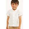 Robinson Shirt, Cream Windowpane - Shirts - 3