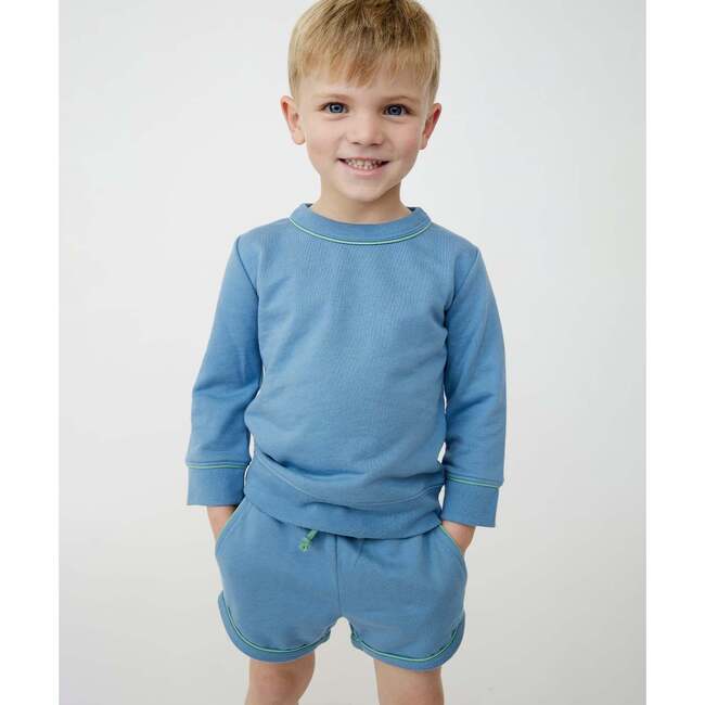 Remy Sweatshirt, Dusty Blue - Sweatshirts - 4
