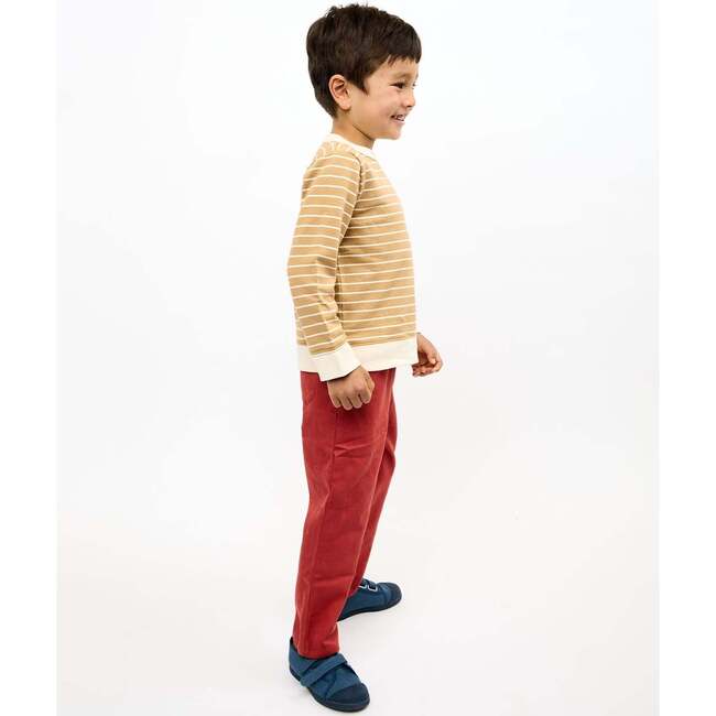 Remy Sweatshirt, Camel French Stripe - Sweatshirts - 3