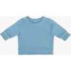 Remy Baby Sweatshirt, Dusty Blue - Sweatshirts - 1 - thumbnail