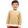 Remy Sweatshirt, Camel French Stripe - Sweatshirts - 4