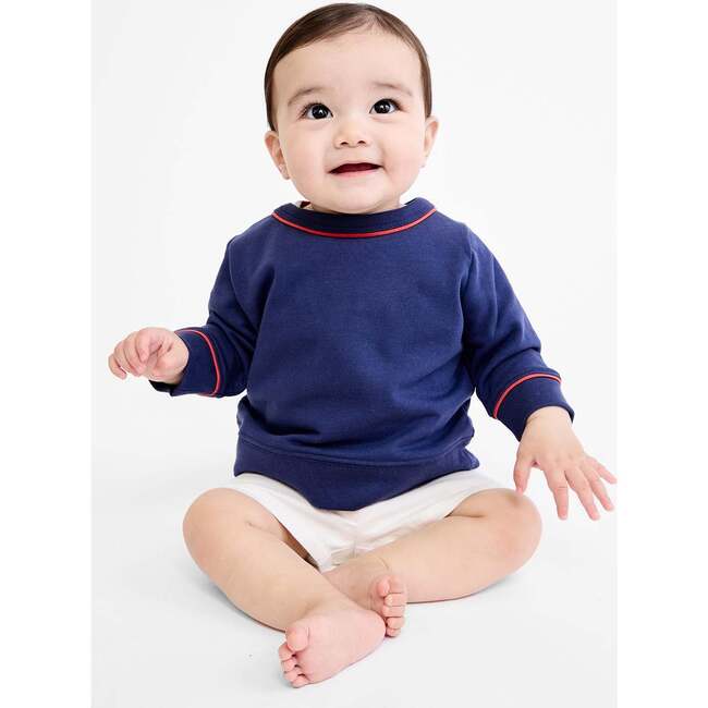 Remy Baby Sweatshirt, Navy - Sweatshirts - 3