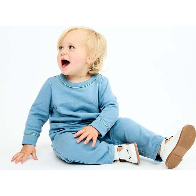 Remy Baby Sweatshirt, Dusty Blue - Sweatshirts - 3