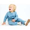 Remy Baby Sweatshirt, Dusty Blue - Sweatshirts - 3