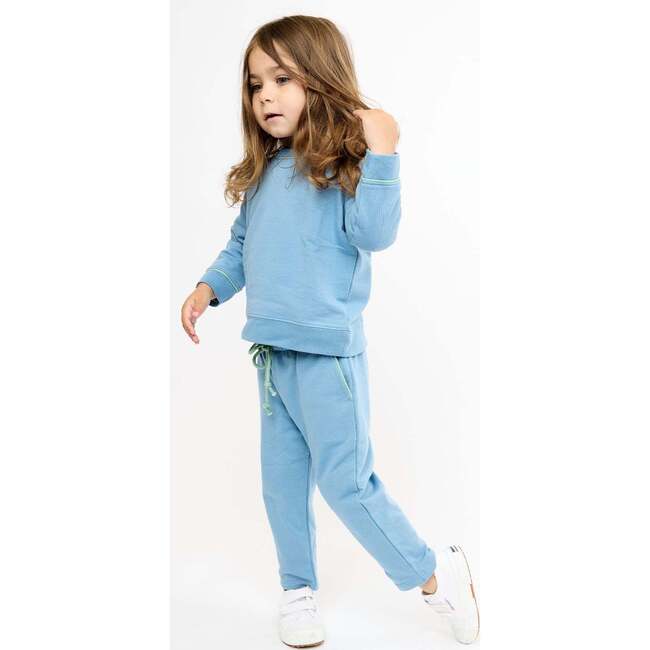 Remy Baby Sweatshirt, Dusty Blue - Sweatshirts - 4