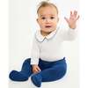 Peter Pan One-piece, Navy Piping - Rompers - 3