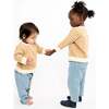 Remy Baby Sweatshirt, Camel French Stripe - Sweatshirts - 5