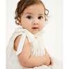 Olive Baby Dress, Cream Windowpane - Dresses - 4