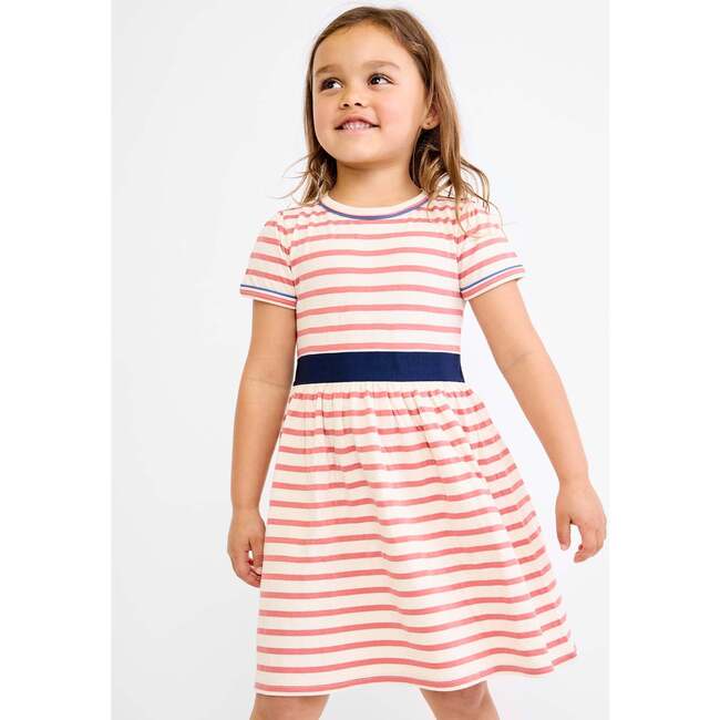 Mirren Dress, Nautical Red Stripe - Dresses - 3