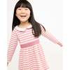 Marie Clare Dress, Rose Rugby Stripe - Dresses - 3