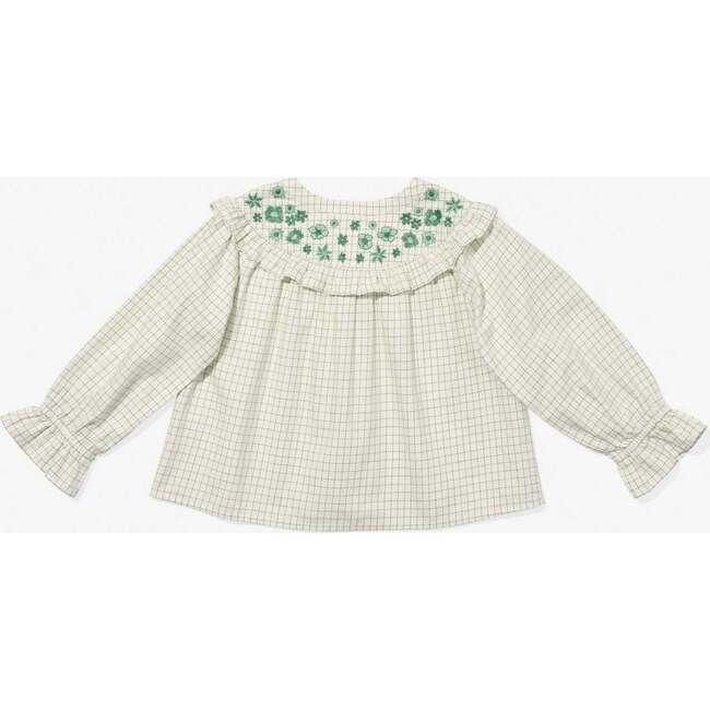 Maggie Blouse, Green Tattersall - Blouses - 2